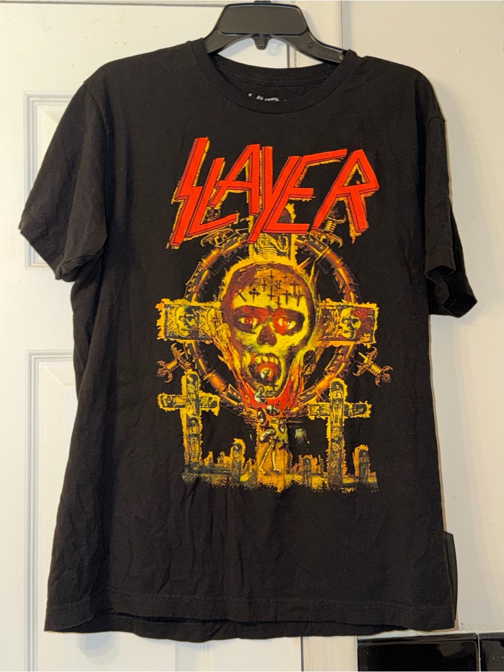 Slayer Graphic Band T Shirt Men’s Size Large Used Pre Owned As Is Tee 2025 Cott.